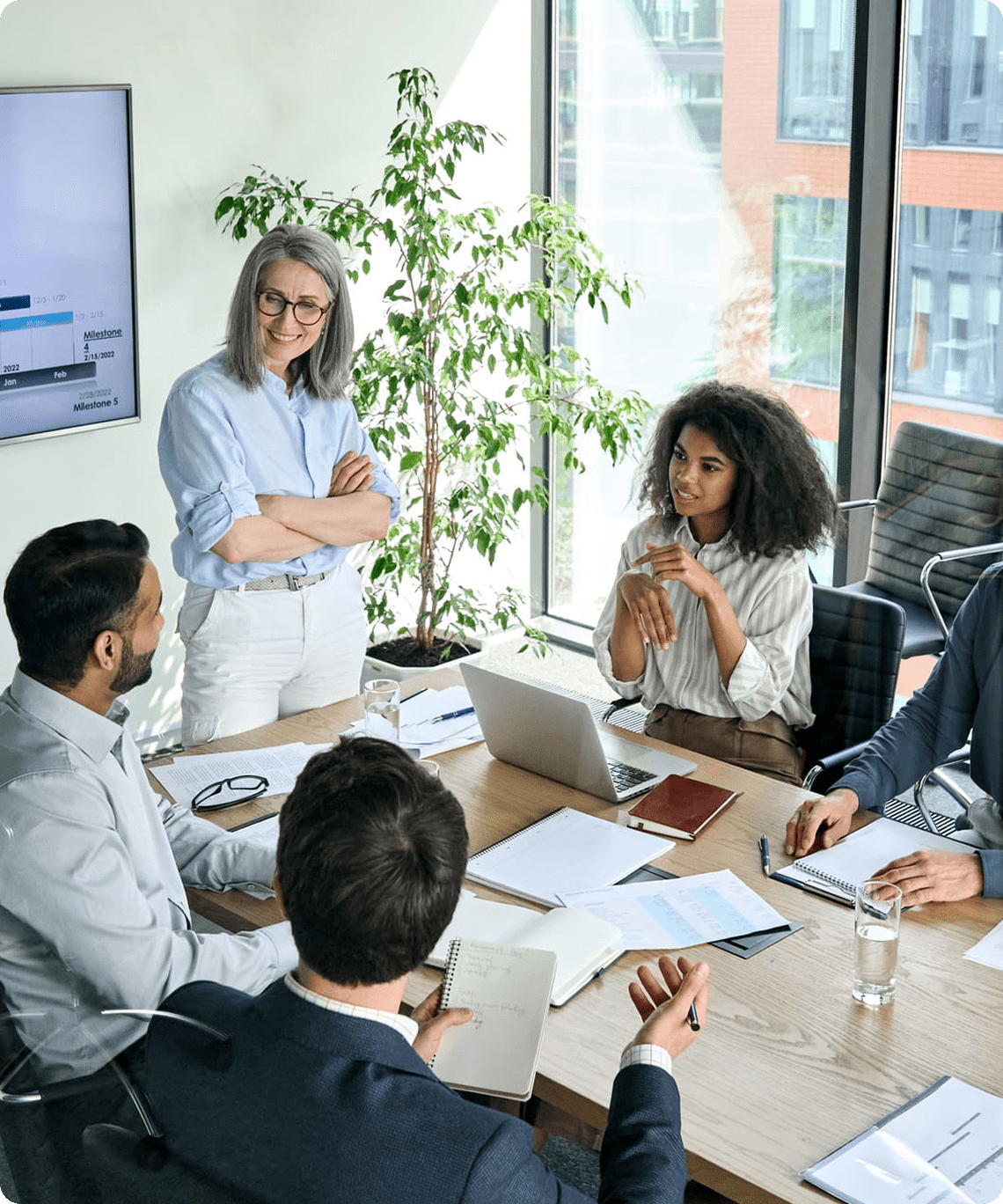 Office team in a meeting